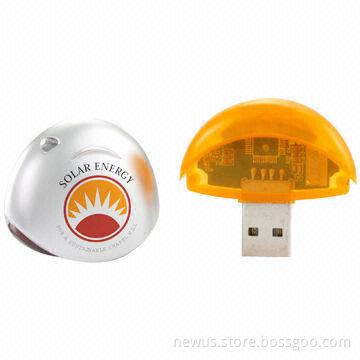 USB 2.0/3.0 plastic USB flash drives, art style, 512MB to 32GB available